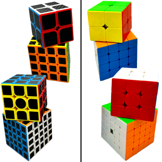 Zauberwürfel Set Geschenk 4er MoYu 2x2 3x3 4x4 5x5 Cube original Speedcube